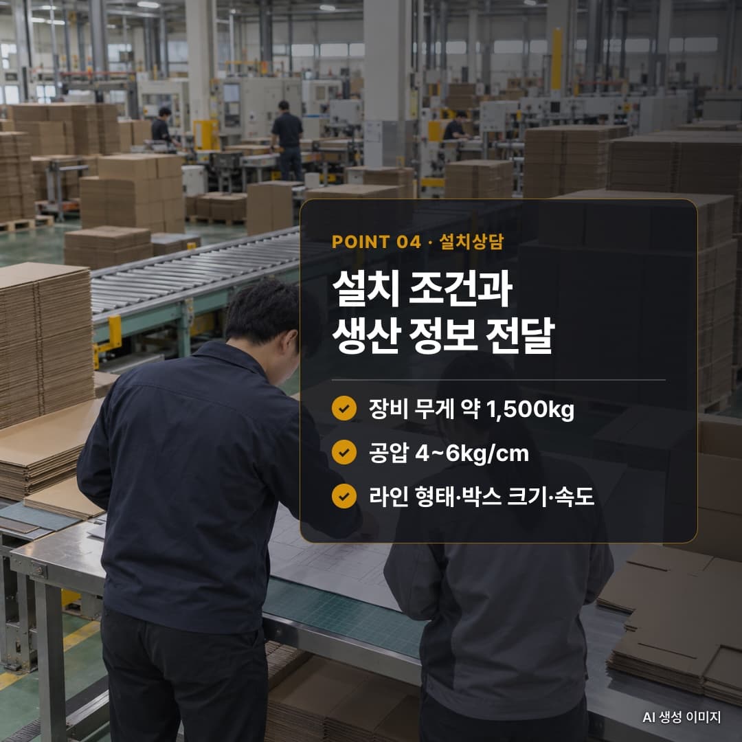 Cung cấp điều kiện lắp đặt|và thông tin sản xuất